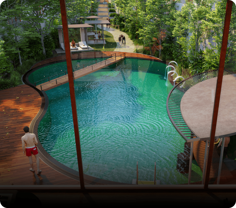 Clubhouse Swimming Pool Layout